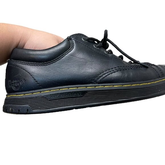 Dr. Martens Maltby Sr Food Nursing Work Slip Resistant Black Shoe Men’s Size 9 - Picture 8 of 11